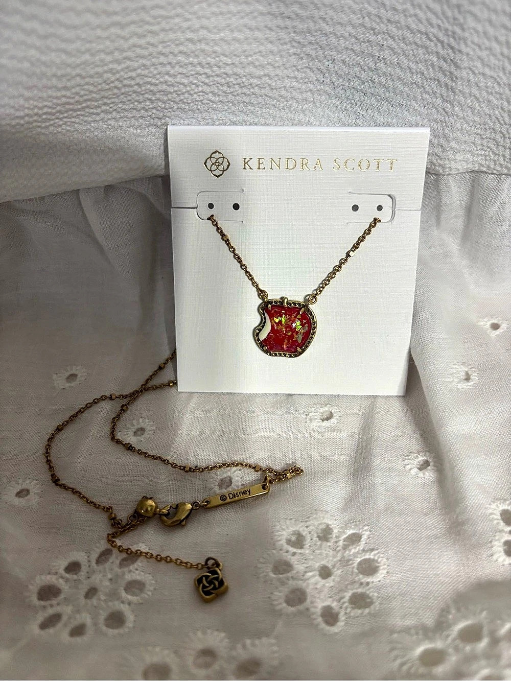 Kendra Scott Disney x Kendra Scott Snow White Poisoned Apple Pendant Necklace